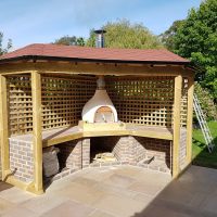 Wood Oven in the Gardening